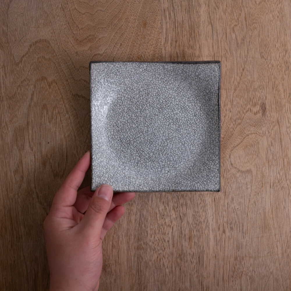 【WEB限定】郷巻かいらぎ 手引き正角4.5皿 -器市-