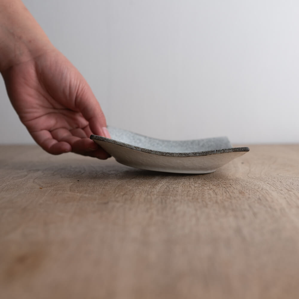 【WEB限定】郷巻かいらぎ 手引き正角4.5皿 -器市-