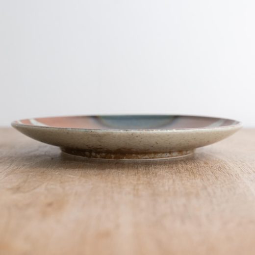 【WEB限定】赤茶水晶 丸8寸皿 -器市-