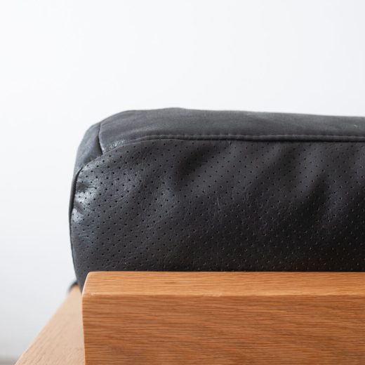 ［数量限定SALE］3Pソファ ベイク BK レザーファブリック / ホワイトオーク