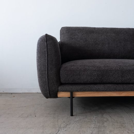 ［数量限定SALE］3Pソファ ショーン ラバー DGY