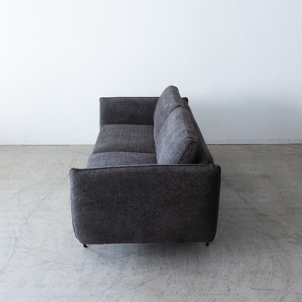 ［数量限定SALE］3Pソファ ショーン ラバー DGY