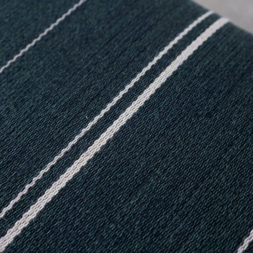 ［現品SALE］ emi チェア ホワイトオーク ウレタンBK色 (張地)Urd stripe37