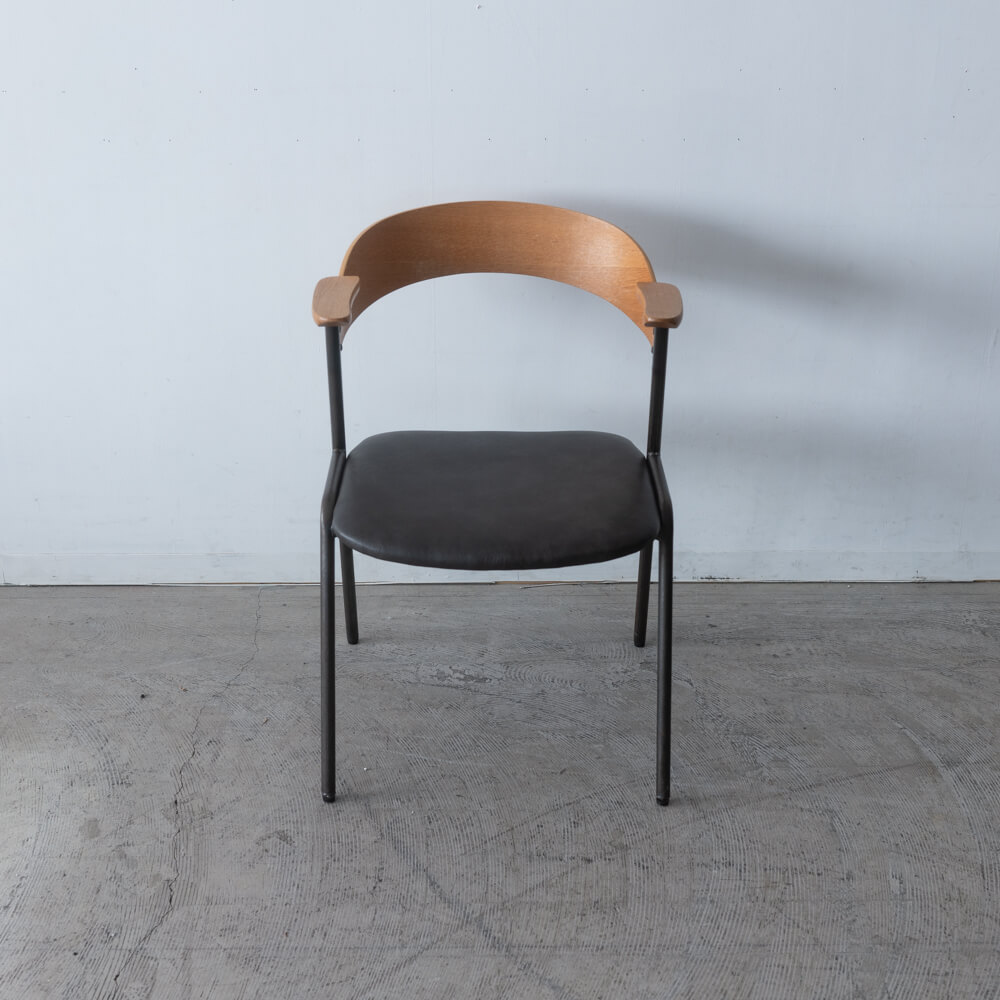 ［現品SALE］danis ショートアームチェア NT色 DNS-SAC-NT-DBR