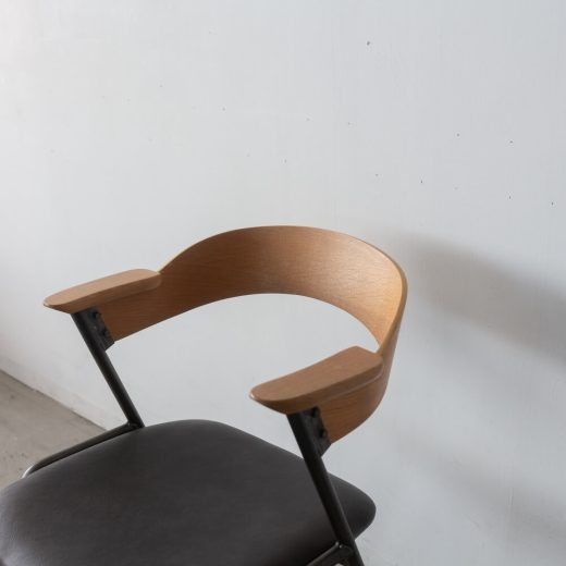 ［現品SALE］danis ショートアームチェア NT色 DNS-SAC-NT-DBR