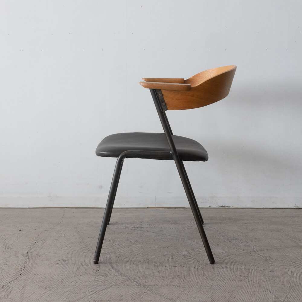 ［現品SALE］danis ショートアームチェア NT色 DNS-SAC-NT-DBR