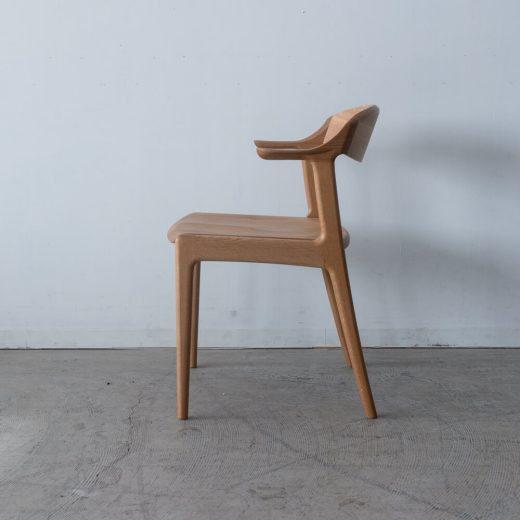 ［数量限定SALE］アームチェア DC354-1WU42（NR-CL）ホワイトオーク材（板座）  / ウレタン［ナガノインテリア］