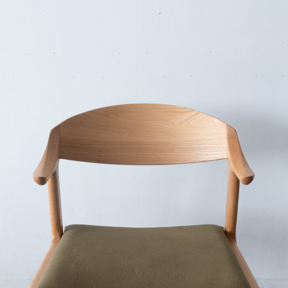 ［現品SALE］DC354-MW42 チェア レッドオーク材 RO-ON-AF897 ランク2［ナガノインテリア］