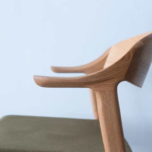 ［現品SALE］DC354-MW42 チェア レッドオーク材 RO-ON-AF897 ランク2［ナガノインテリア］