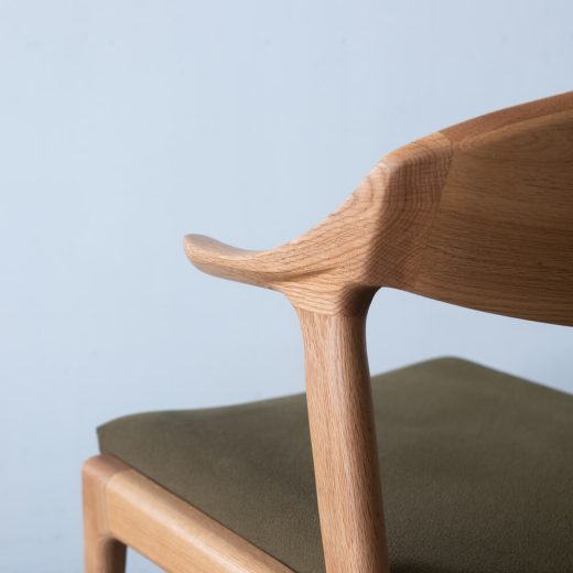 ［現品SALE］DC354-MW42 チェア レッドオーク材 RO-ON-AF897 ランク2［ナガノインテリア］