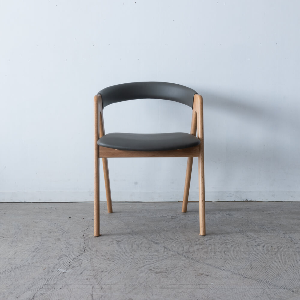 ［数量限定SALE］コバックチェア オーク材 / ウレタン塗装 PU / mat gray