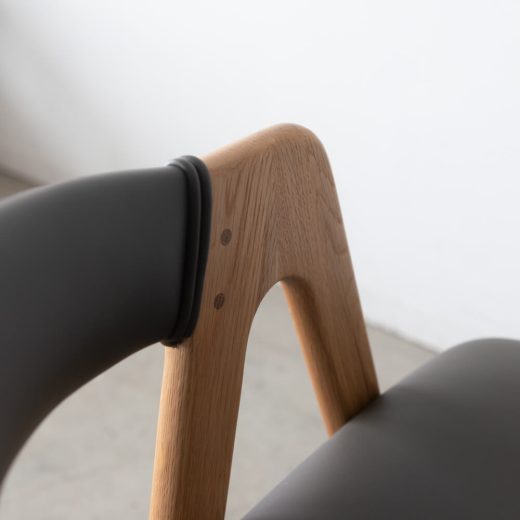 ［数量限定SALE］コバックチェア オーク材 / ウレタン塗装 PU / mat gray