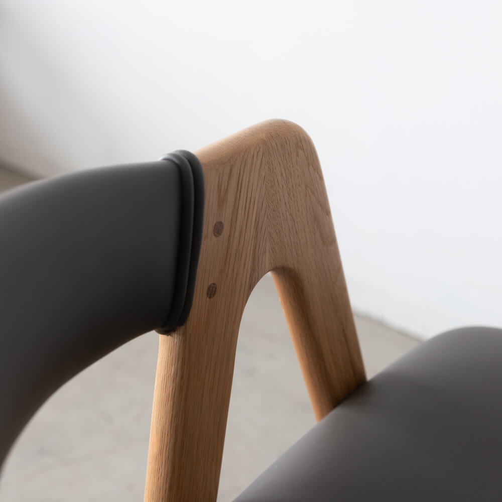 ［数量限定SALE］コバックチェア オーク材 / ウレタン塗装 PU / mat gray