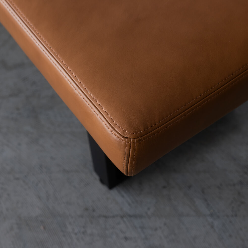 ［現品SALE］ビルト 180ベンチ 本革キャメル