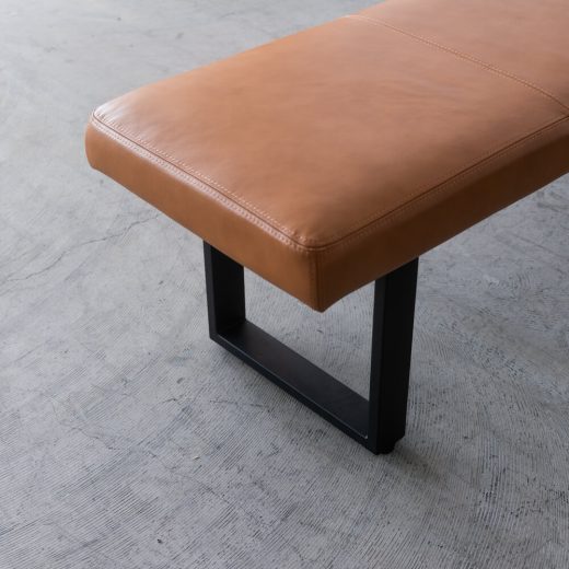 ［現品SALE］ビルト 180ベンチ 本革キャメル