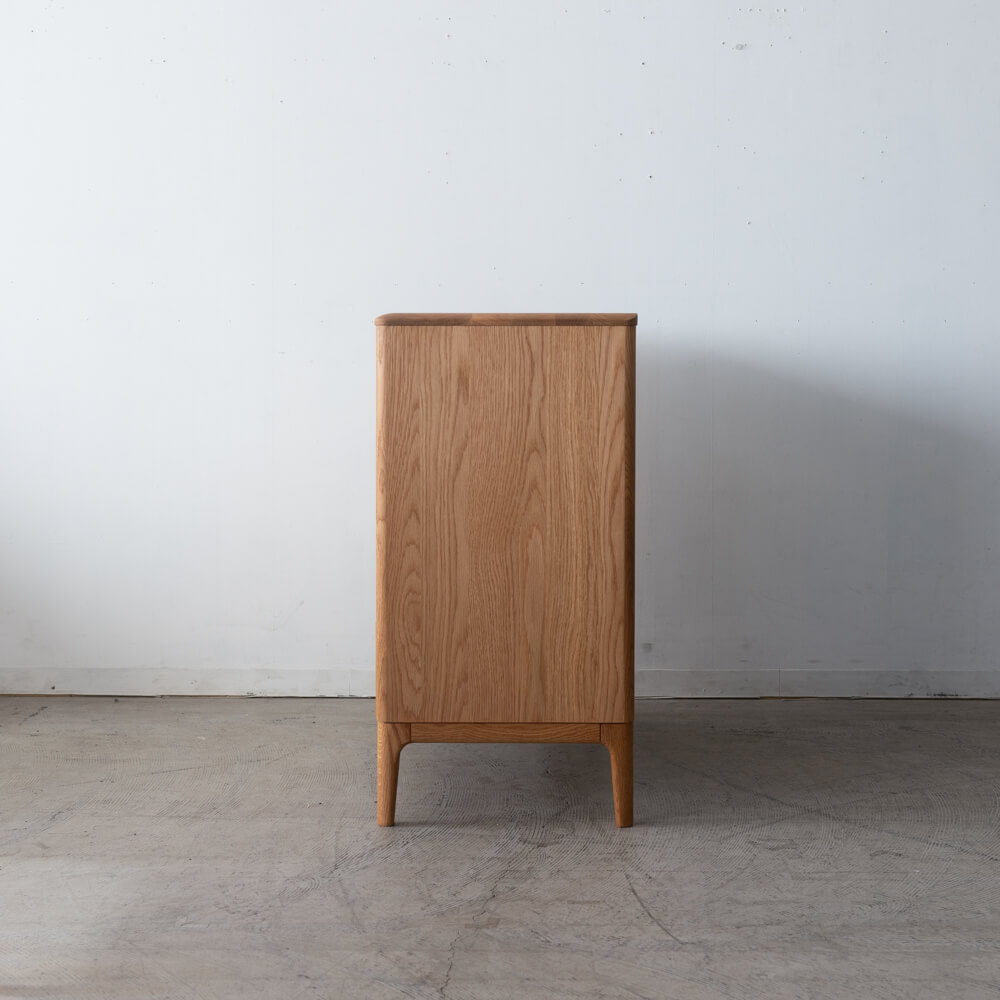 ［現品SALE］B品 VIRTAUS サイドボード 80【オーク/ ライト】