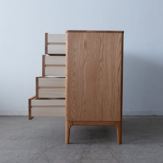 ［現品SALE］B品 VIRTAUS サイドボード 80【オーク/ ライト】