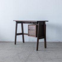 アウトレット家具の［現品SALE］B品 デルタ スライドデスク90 クルミ / ダーク