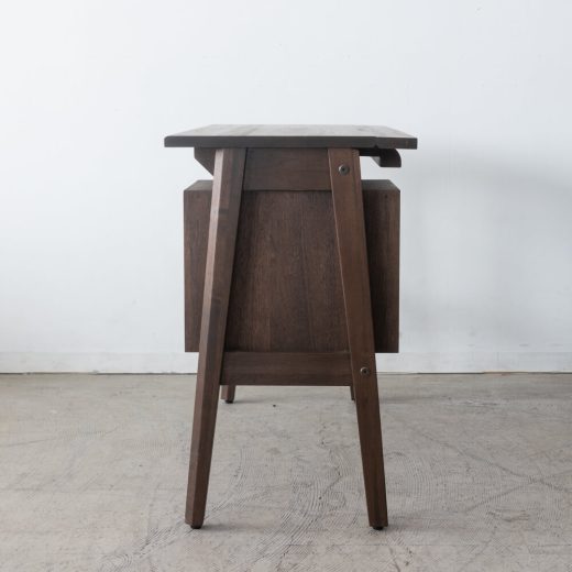 ［現品SALE］B品 MUUTOS スライドデスク90 クルミ / ダーク