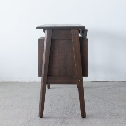 ［現品SALE］B品 MUUTOS スライドデスク90 クルミ / ダーク