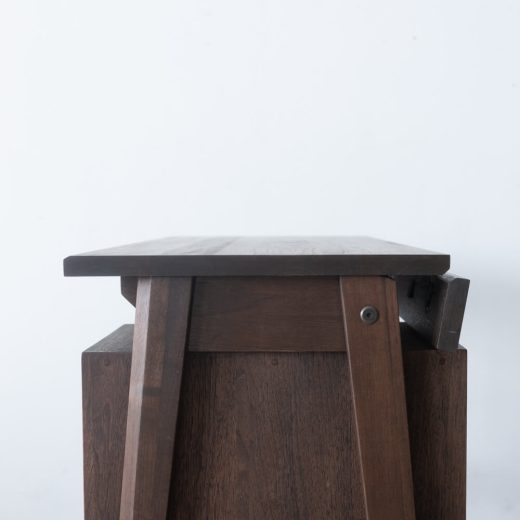 ［現品SALE］B品 MUUTOS スライドデスク90 クルミ / ダーク