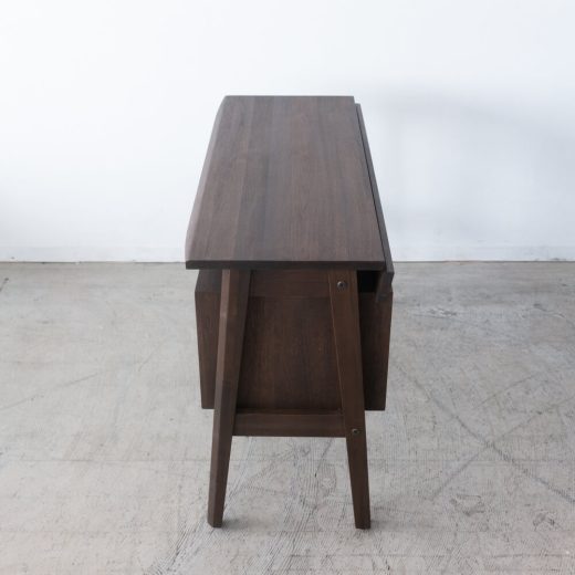 ［現品SALE］B品 MUUTOS スライドデスク90 クルミ / ダーク