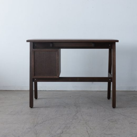 ［現品SALE］B品 MUUTOS スライドデスク90 クルミ / ダーク