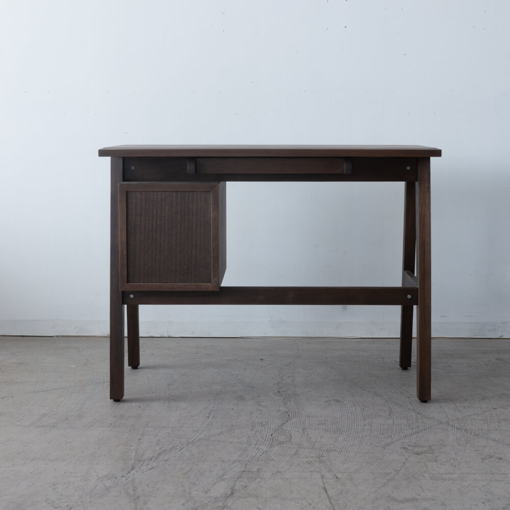 ［現品SALE］B品 MUUTOS スライドデスク90 クルミ / ダーク