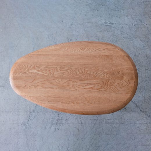 ［現品SALE］B品 85 エッグ リビングテーブル  TORI  オーク/ ライト