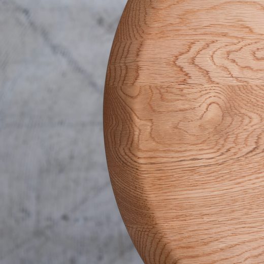 ［現品SALE］B品 85 エッグ リビングテーブル  TORI  オーク/ ライト