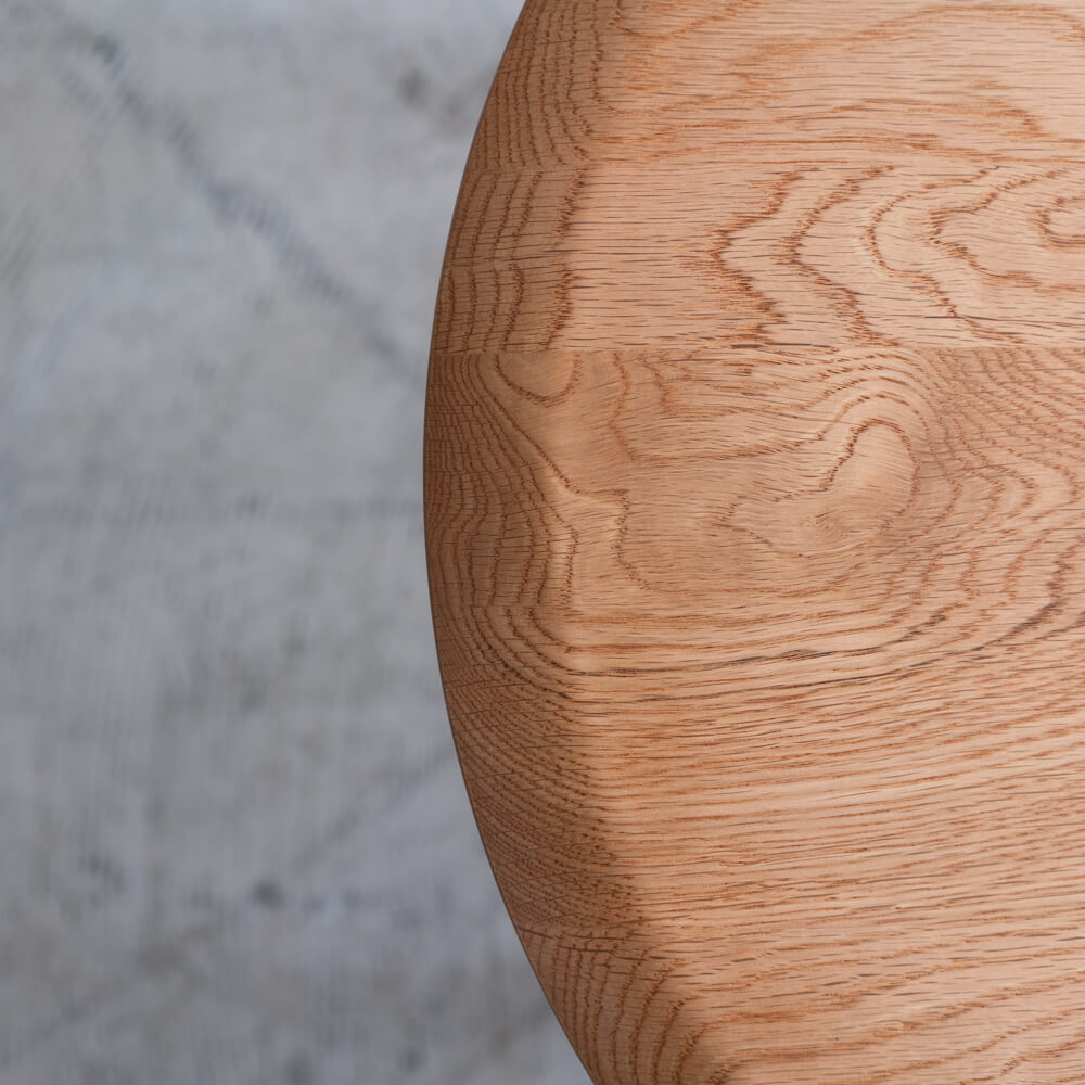 ［現品SALE］B品 85 エッグ リビングテーブル  TORI  オーク/ ライト