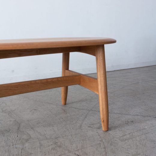 ［現品SALE］B品 85 エッグ リビングテーブル  TORI  オーク/ ライト