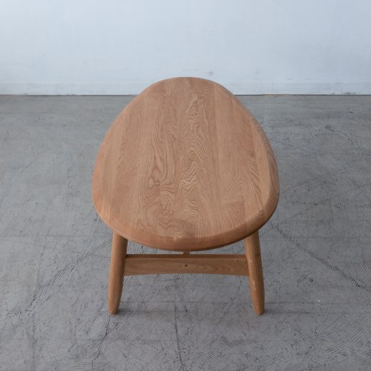 ［現品SALE］B品 85 エッグ リビングテーブル  TORI  オーク/ ライト