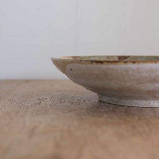 【WEB限定】雪志野 7.5麺皿 -器市-