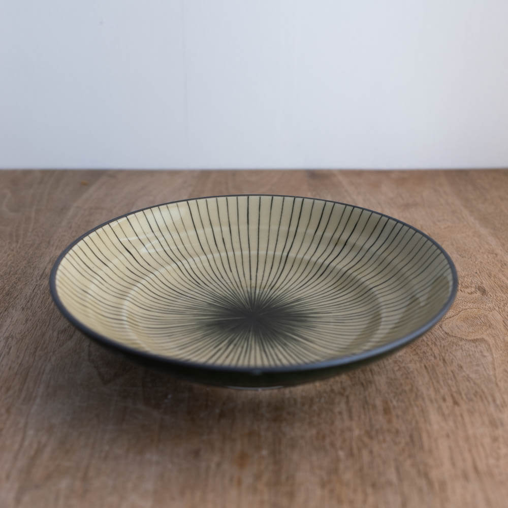 【WEB限定】土灰十草 7.5麺皿 -器市-