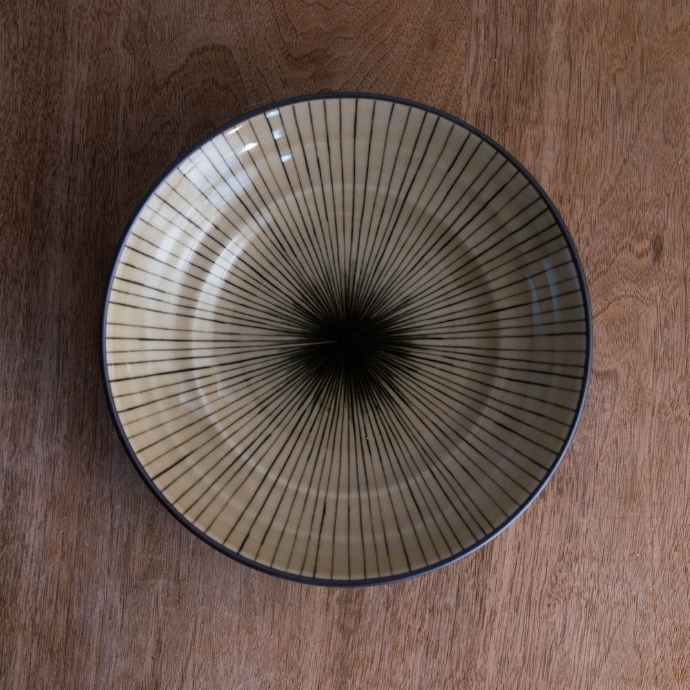 【WEB限定】土灰十草 7.5麺皿 -器市-