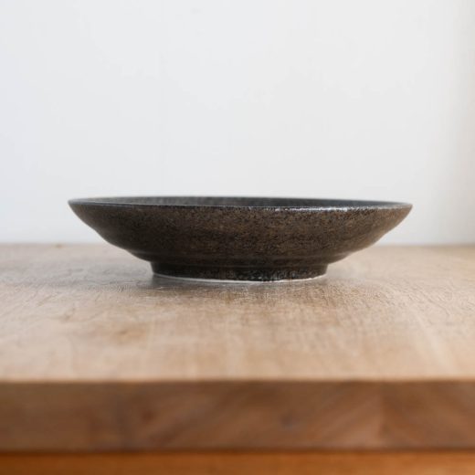 【WEB限定】黒楽7.5麺皿 -器市-