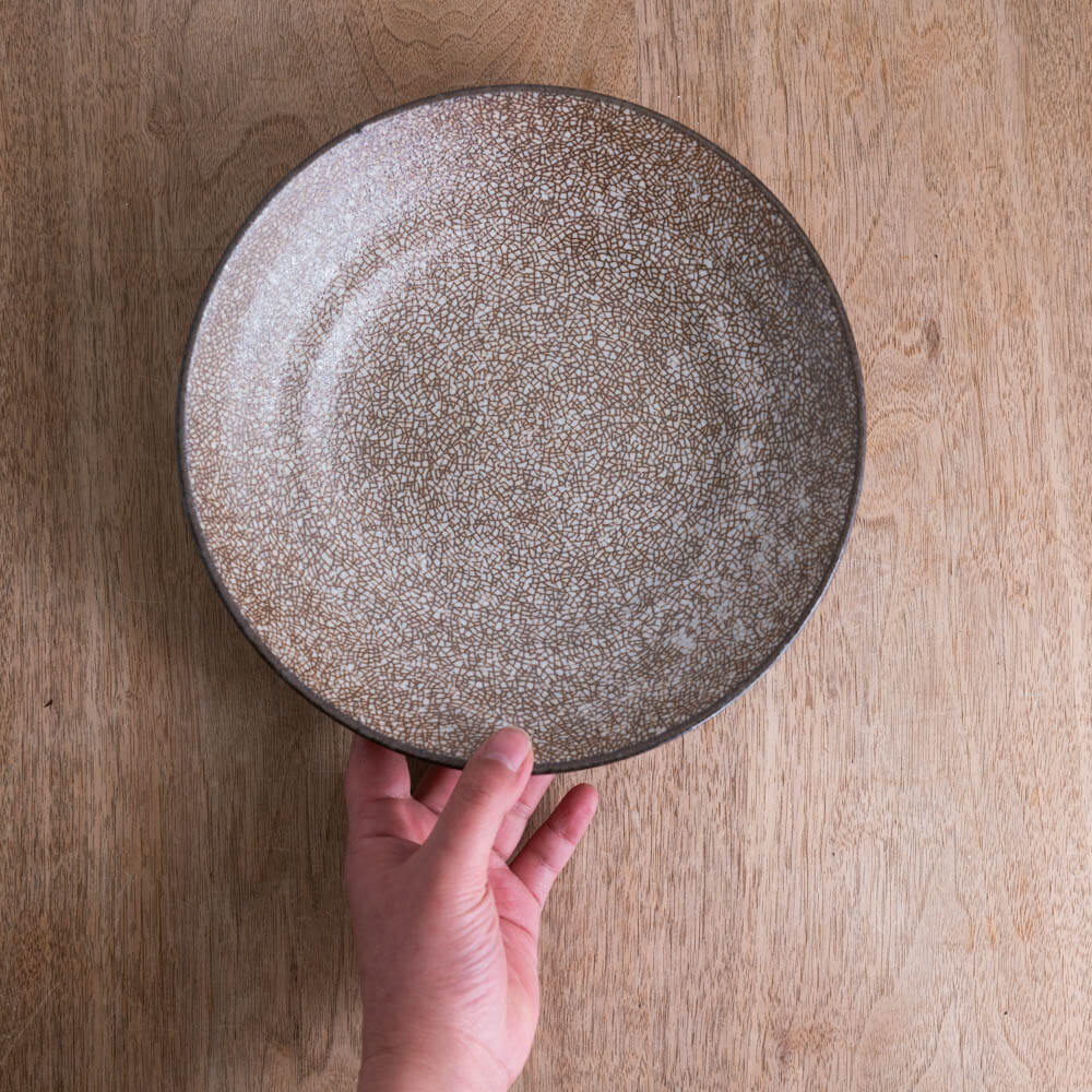 【WEB限定】金彩かいらぎ 7.5麺皿 -器市-