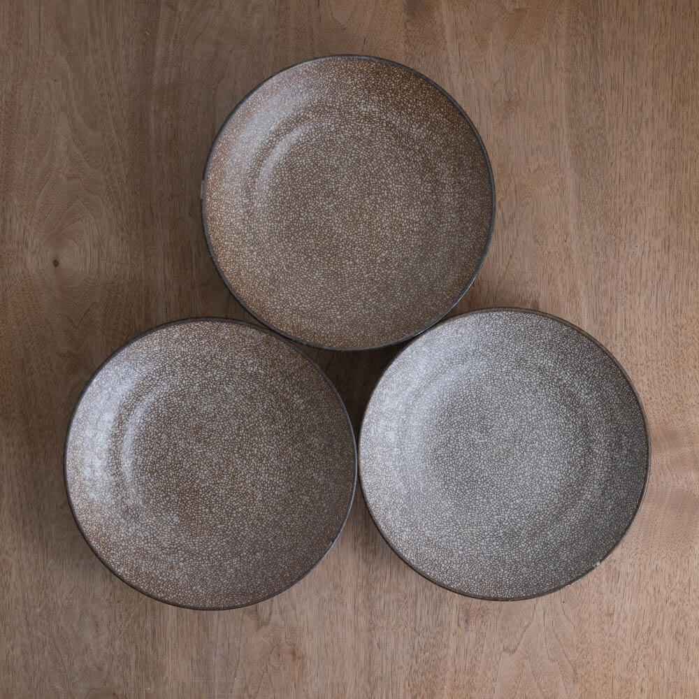 【WEB限定】金彩かいらぎ 7.5麺皿 -器市-