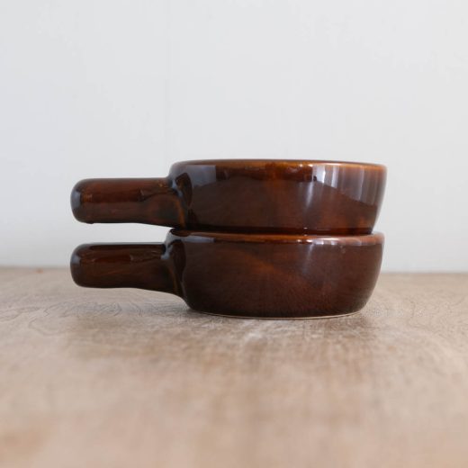 【WEB限定】ミニ片手鍋 アメ釉 -器市-