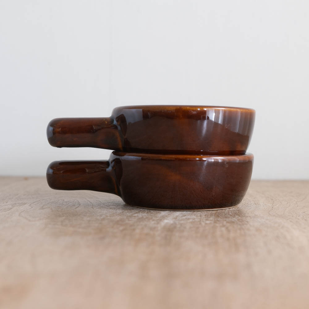 【WEB限定】ミニ片手鍋 アメ釉 -器市-