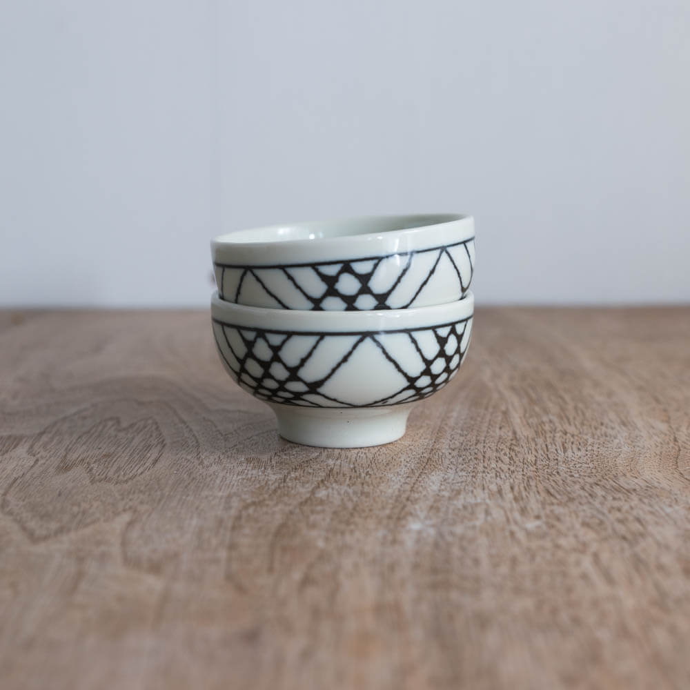 【WEB限定】黒井桁 豆鉢 -器市-