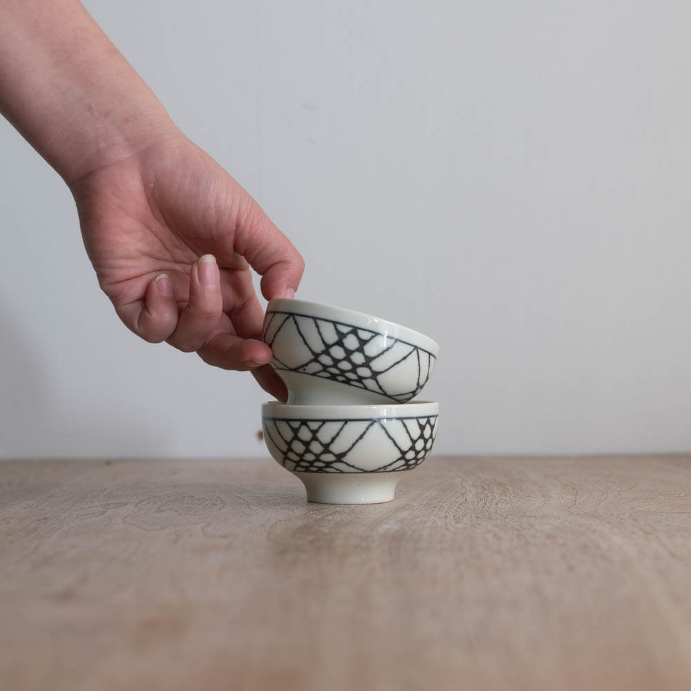 【WEB限定】黒井桁 豆鉢 -器市-