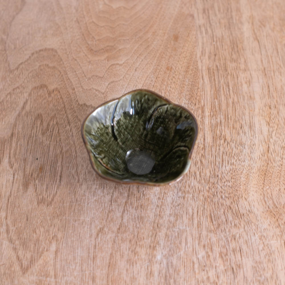 【WEB限定】花型三ツ足珍味 オリベ -器市-