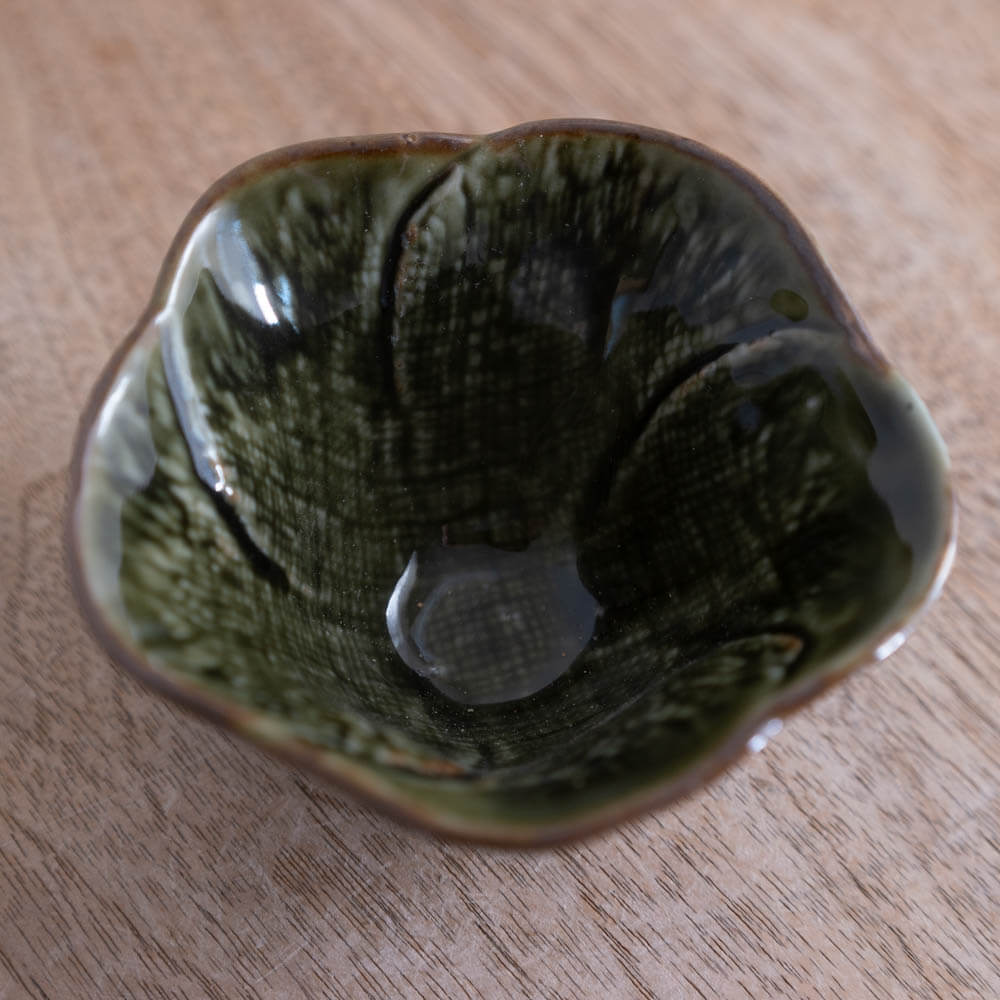 【WEB限定】花型三ﾂ足珍味 オリベ -器市-