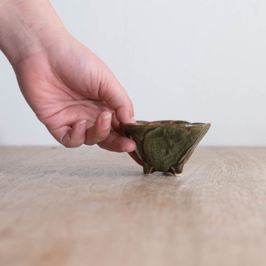 【WEB限定】花型三ﾂ足珍味 オリベ -器市-