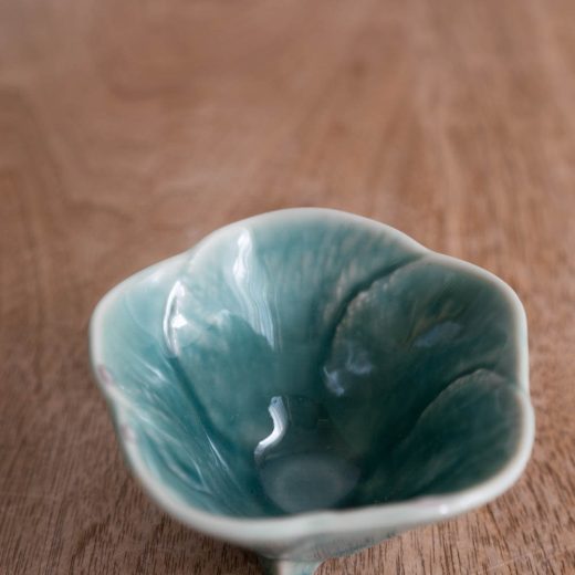 【WEB限定】花型三ﾂ足珍味 ヒワ -器市-