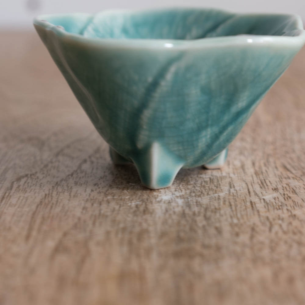 【WEB限定】花型三ﾂ足珍味 ヒワ -器市-