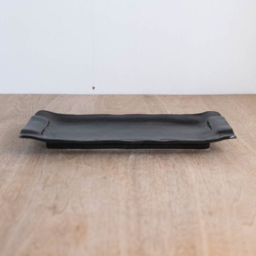 【WEB限定】油滴 手付きステーキ皿 -器市-