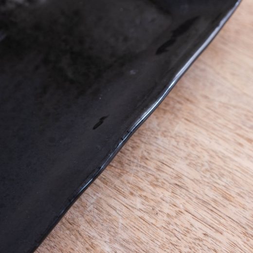 【WEB限定】油滴 手付きステーキ皿 -器市-